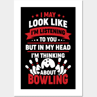 Funny Bowling Player Sport Bowler Gift Posters and Art